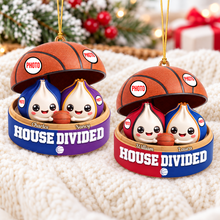Load image into Gallery viewer, House United Dumpling Couple Ornament - Personalized Gifts For Sport Lover Couple Christmas Ornament 04HUQN131026 Ornament PopCulturePrints