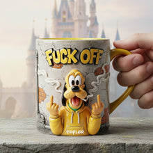 Load image into Gallery viewer, ‘Funny Attitude’ - Personalized Coffee Mug for Stoners - Unique Gift for Friends, Family, and More Coffee Mug PopCulturePrints