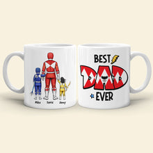 Load image into Gallery viewer, Personalized Best Dad Mug - Hero Edition Coffee Mug PopCulturePrints
