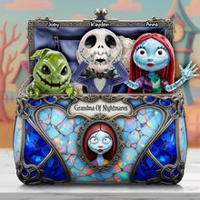 Load image into Gallery viewer, Embrace the Spooky Spirit - Grandma Of Nightmares Acrylic Plaque - Personalized Gifts For Grandma Shaped Plaques PopCulturePrints