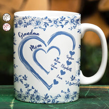 Load image into Gallery viewer, "Love Knows No Bounds" - Personalized Edge-to-Edge Mug, Perfect Gift for Moms and Grandmas Mug PopCulturePrints