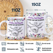 Load image into Gallery viewer, “A Bond That Can't Be Broken” - Mother And Daughter 3D Inflated Effect Printed Mug - Personalized Gift for Mom and Grandma Mug PopCulturePrints