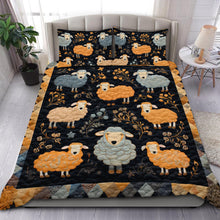 Load image into Gallery viewer, Custom Sheep Lover's Quilt Bed Set - Cozy Animal Theme Bedding Blanket PopCulturePrints