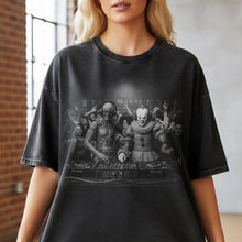 Load image into Gallery viewer, "Embrace your inner villain with style!" - Villain Washed T-Shirt, Customizable Gift for Horror Lovers Shirts PopCulturePrints