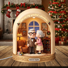 Load image into Gallery viewer, You're My Greatest Adventure - Personalized Old Couple Acrylic Light Box Light Box PopCulturePrints