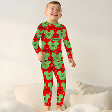 Load image into Gallery viewer, Custom Family Christmas Pajama Set - Grinch Design Pajama Set PopCulturePrints