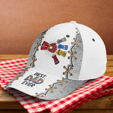 Load image into Gallery viewer, Best Dad Ever Personalized Classic Cap - Superhero Glove Design Caps PopCulturePrints