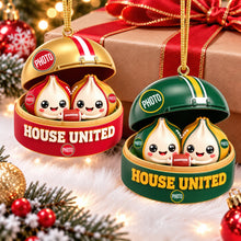 Load image into Gallery viewer, “Together in Sports!” - Personalized Dumpling Couple Ornament - Unique Gift for Sports Lovers