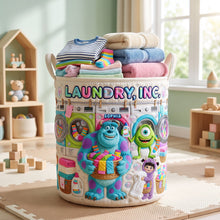 Load image into Gallery viewer, Happy Washing Company Quilted Laundry Basket - Personalized Gifts 05QHQN100726 Laundry Basket PopCulturePrints