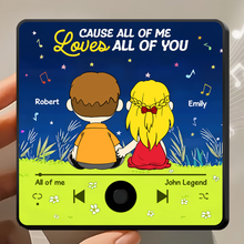 Load image into Gallery viewer, Custom Music Gifts for Couples - 'All of Me' Fridge Magnet | Valentine's Day Gifts Fridge Magnet PopCulturePrints