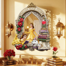 Load image into Gallery viewer, “Embrace Your Story!" - Book Lover Custom Shaped Mirror - Personalized Gift for Book Enthusiasts, Friends, and Family Mirror PopCulturePrints