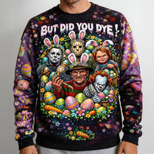 Load image into Gallery viewer, ‘But Did You Dye?’ – Horror Easter Day Shirt - Personalized Gift for Horror Lovers AOP Products PopCulturePrints
