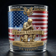 Load image into Gallery viewer, I Have Earned It Decanter Set - Personalized Gifts for Veterans