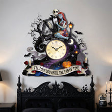 Load image into Gallery viewer, Endless Love Acrylic Hanging Wall Clock - Personalized Gifts For Couple 05PGLU140726 Hanging Wall Clock PopCulturePrints