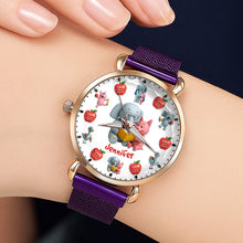 Load image into Gallery viewer, Teach, Love, Inspire - Personalized Teacher Quartz Watch Quartz Watch PopCulturePrints