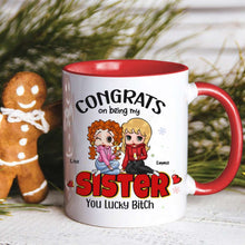 Load image into Gallery viewer, Personalized Sister Mug - Funny Best Friend Gift Coffee Mug PopCulturePrints