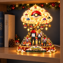 Load image into Gallery viewer, Colorful Creature Family Acrylic Light Box - Personalized Christmas Gifts For Family 01ohqn131026 Light Box PopCulturePrints