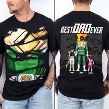 Load image into Gallery viewer, "Best Dad Ever! A Mighty Personalized Gift for Every Hero" - Personalized T-Shirt for Dad, Grandpa, and More Shirts PopCulturePrints