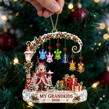 Load image into Gallery viewer, Elevate Your Christmas Spirit - Timeless Christmas Ambience Acrylic Ornament - Personalized Gift for Family & Friends