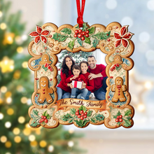 Load image into Gallery viewer, Personalized Family Christmas Ornament - Custom Photo Gift Ornament PopCulturePrints