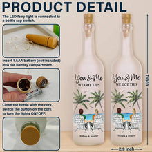Load image into Gallery viewer, From Our First Kiss Till Our Last Breath - Personalized Bottle Light Bottle Light PopCulturePrints