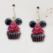 Load image into Gallery viewer, Cute Cupcakes Earrings - Personalized Gifts For Cartoon Lovers Earrings PopCulturePrints