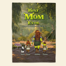 Load image into Gallery viewer, "You're Our Favorite Princess And Always Will Be" - Personalized Blanket for Mom - Perfect Gift for Moms, Grandmas, and Special Women Blanket PopCulturePrints