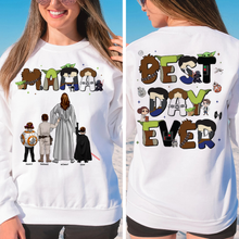 Load image into Gallery viewer, Best Day Ever: Personalized Mom Shirt - Custom Gift for Mom, Grandma & More Shirts PopCulturePrints