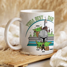 Load image into Gallery viewer, Yoda Best Dad Personalized Coffee Mug - Perfect Father's Day Gift Coffee Mug PopCulturePrints