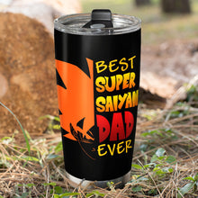 Load image into Gallery viewer, Best Super Saiyan Dad Ever - Personalized Tumbler Tumbler Cup PopCulturePrints