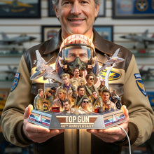 Load image into Gallery viewer, 40 Years of Sky Legends Lightbox - Personalized Anniversary Gift for Top Gun Fans Light Box PopCulturePrints