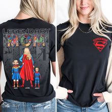 Load image into Gallery viewer, #1 Mom Shirt - Superhero Inspired Personalized Gift for Moms, Grandmas & Wonderful Women Shirts PopCulturePrints