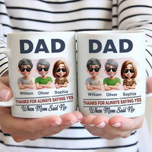 Load image into Gallery viewer, “Embrace the Nightmares” - Nightmare Dad Coffee Mug - Personalized Gift for Dad and Grandpa Mug PopCulturePrints