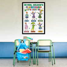 Load image into Gallery viewer, Personalized Teacher Poster: Classroom Positive Affirmations Poster & Canvas PopCulturePrints