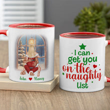 Load image into Gallery viewer, Personalized Christmas Naughty List Couple Mug Coffee Mug PopCulturePrints