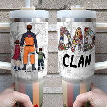 Load image into Gallery viewer, Personalized Anime Dad Tumbler - Custom Father's Day Gift Tumbler Cup PopCulturePrints