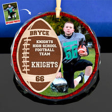 Load image into Gallery viewer, Personalized Football Player Christmas Ornament Ornament PopCulturePrints