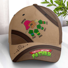 Load image into Gallery viewer, Personalized Classic Dad Cap - Custom Name Design Caps PopCulturePrints