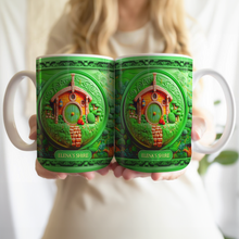Load image into Gallery viewer, Personalized Fantasy Adventure Coffee Mug - Custom Hobbit House Design Coffee Mug PopCulturePrints