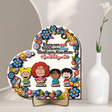 Load image into Gallery viewer, Personalized Mom Wood Sign - Heartfelt Thanks for Everything Wood Sign PopCulturePrints