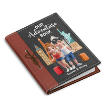 Load image into Gallery viewer, Our Adventure Awaits: Personalized 3D Effect Passport Cover - Perfect Gift for Travel Lovers Passport Holder PopCulturePrints