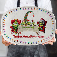 Load image into Gallery viewer, Personalized Family Christmas Resin Plate - Perfect Festive Joy Plates PopCulturePrints