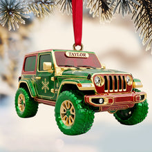 Load image into Gallery viewer, Jolly Off-road Christmas Ornament - Personalized Gift for Off-road Lovers Ornament PopCulturePrints