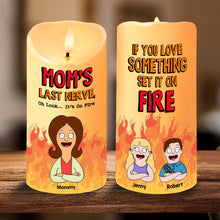 Load image into Gallery viewer, Mom's Last Nerve - Personalized LED Candle for Mom & Grandma Led Candle PopCulturePrints