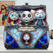 Load image into Gallery viewer, Embrace the Spooky Spirit - Grandma Of Nightmares Acrylic Plaque - Personalized Gifts For Grandma Shaped Plaques PopCulturePrints