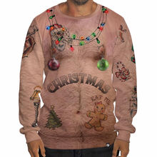 Load image into Gallery viewer, Hilarious Festive Torso Sweater AOP Products PopCulturePrints