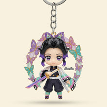 Load image into Gallery viewer, “Embrace Your Inner Darkness!” - Darkness Hunter Keychain, Personalized Gift for Anime Lovers Keychains PopCulturePrints