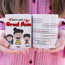 Load image into Gallery viewer, Personalized Great Mom Coffee Mug - Perfect Gift For Mother's Day Coffee Mug PopCulturePrints