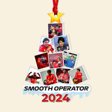 Load image into Gallery viewer, Custom Photo Racing Fan Christmas Ornament - Smooth Operator 2024 Ornament PopCulturePrints