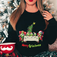 Load image into Gallery viewer, Personalized Merry Grinchmas Family Shirt Shirts PopCulturePrints
